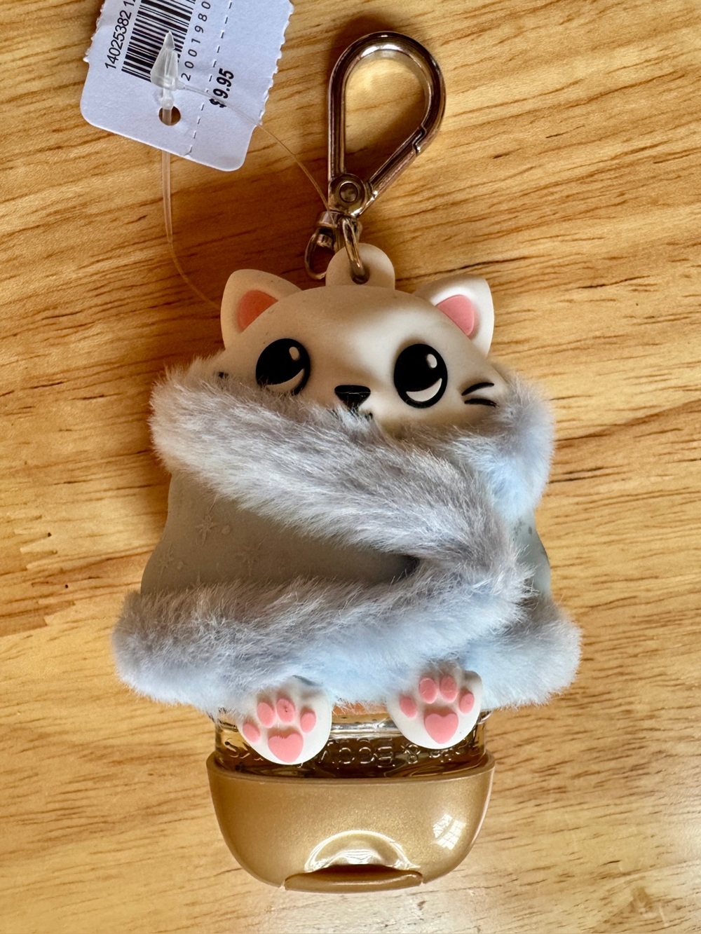 Bath & Body Works Cute Gray Cat 2 Piece Set